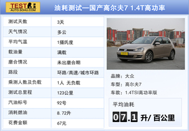 2014款一汽-大众高尔夫7