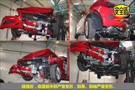 2013款奔驰A180时尚型碰撞试验图解