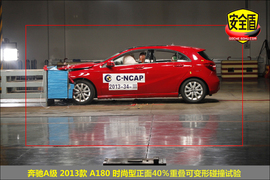 2013款奔驰A180时尚型碰撞试验图解