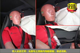 2013款奔驰A180时尚型碰撞试验图解