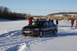 2014款全新爱丽舍1.6L手自一体豪华型漠河冰雪试驾