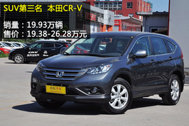 2013年度各级别车型销量盘点