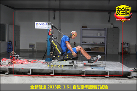 2013款捷达1.6L手动豪华型碰撞试验