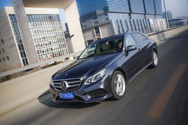 2014款奔驰E400L运动豪华型试驾实拍