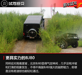 场地试驾北京BJ40L和BJ80车型