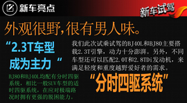 场地试驾北京BJ40L和BJ80车型