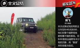 场地试驾北京BJ40L和BJ80车型