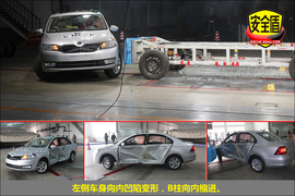 2013款斯柯达昕锐1.6L手动优选型碰撞试验