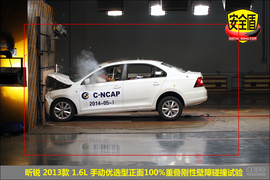 2013款斯柯达昕锐1.6L手动优选型碰撞试验