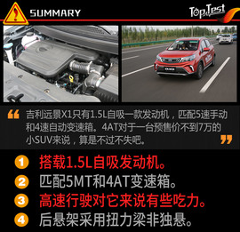 2017款吉利远景X3试驾