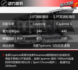 全新保时捷Cayenne官图解析