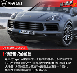 全新保时捷Cayenne官图解析