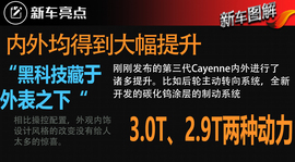 全新保时捷Cayenne官图解析