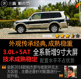 2018款三菱帕杰罗试驾