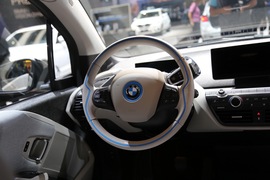 宝马i3s法兰克福车展实拍