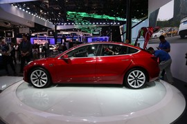   特斯拉Model 3北京车展实拍