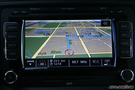 2009款上海大众斯柯达昊锐导航评测