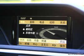 2009款奔驰E300导航评测