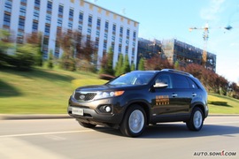 2009款起亚索兰托大连试驾