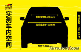 2009款本田CRV对比测试