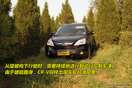 2009款本田CRV对比测试