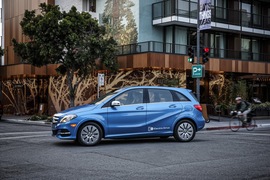 2015款奔驰B级电动车海外试驾实拍