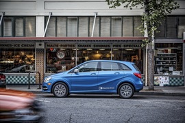 2015款奔驰B级电动车海外试驾实拍