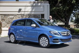 2015款奔驰B级电动车海外试驾实拍