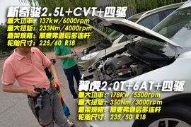 网友试车：新奇骏对比翼虎