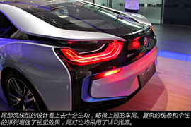 上海实拍宝马i8