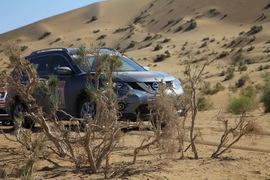 2014款奇骏沙漠无人区试驾