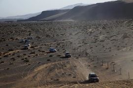 2014款奇骏沙漠无人区试驾