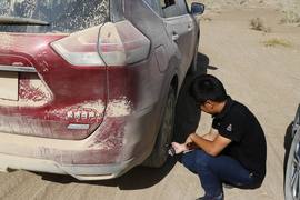 2014款奇骏沙漠无人区试驾