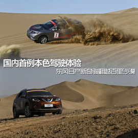 2014款奇骏沙漠无人区试驾