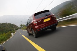 斯巴鲁第四代森林人测试