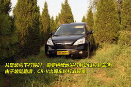 2009款本田CRV对比测试