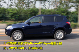 2009款丰田RAV4对比测试
