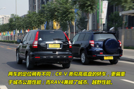 2009款丰田RAV4对比测试