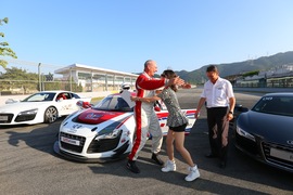 2014奥迪高级驾驶培训实拍