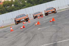 2014奥迪高级驾驶培训实拍