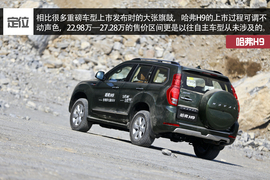 哈弗H9外出试驾实拍配图