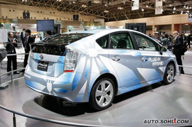 丰田普锐斯插电混合动力车东京车展实拍