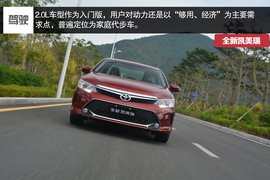 外出试驾全新凯美瑞2.0S