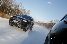 2015款Jeep大切诺基尊悦版冰雪试驾实拍