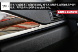五款豪华品牌加长中级车型对比测试