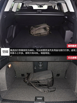 福特翼虎1.5T对比大众途观1.8T