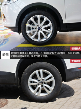 福特翼虎1.5T对比大众途观1.8T