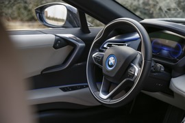 2015款宝马i8插电混动跑车试驾实拍