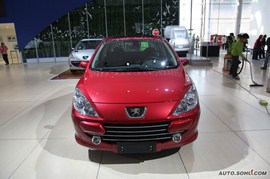 标致307两厢广州车展实拍