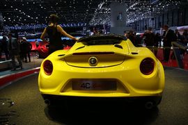 阿尔法罗密欧4C 日内瓦车展实拍